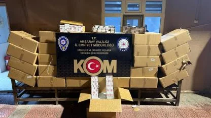 Aksaray’da kaçakçılık operasyonu: 5 milyon TL’lik ürün ele geçirildi, 4 aranan şahıs yakalandı