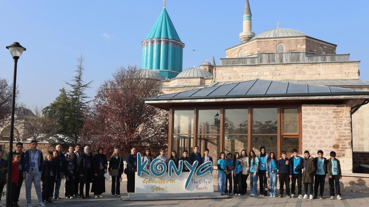 Konya’da öğrenciler tarihi kültürel mekanlarını keşfediyor