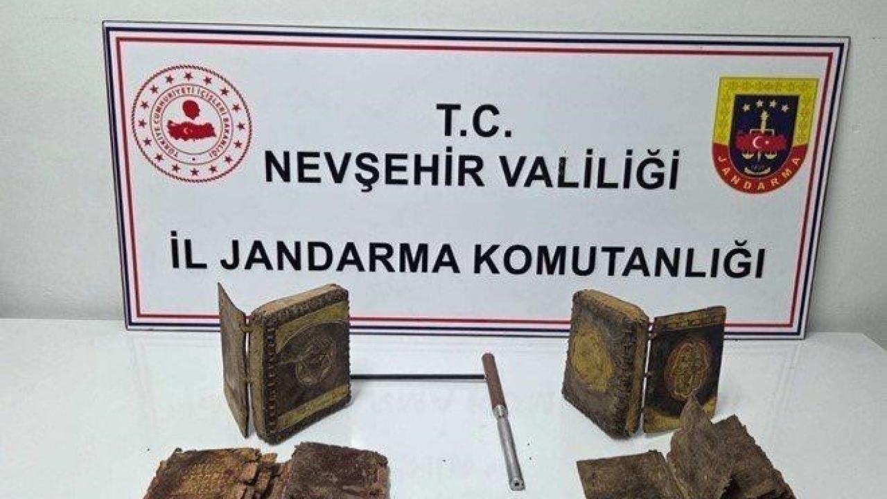 Nevşehir'de 2 adet Tarihi Tevrat ele geçirildi