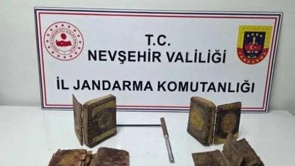 Nevşehir'de 2 adet Tarihi Tevrat ele geçirildi