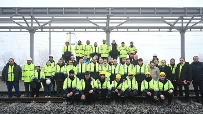 KONYARAY Banliyö Hattı'nda Ray Birleştirme Kaynak Programı Yapıldı