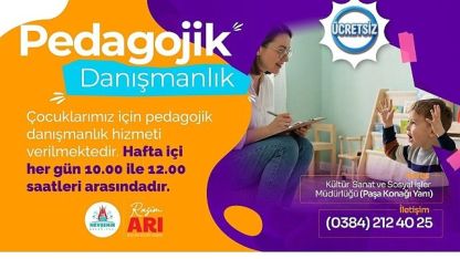 Nevşehir Belediyesi'nden Çocuklara Pedagojik Danışmanlık Hizmeti