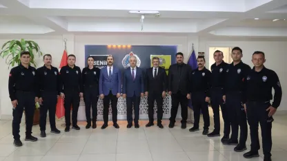 Konya'da komiserliği kazanan zabıta memurları görevde