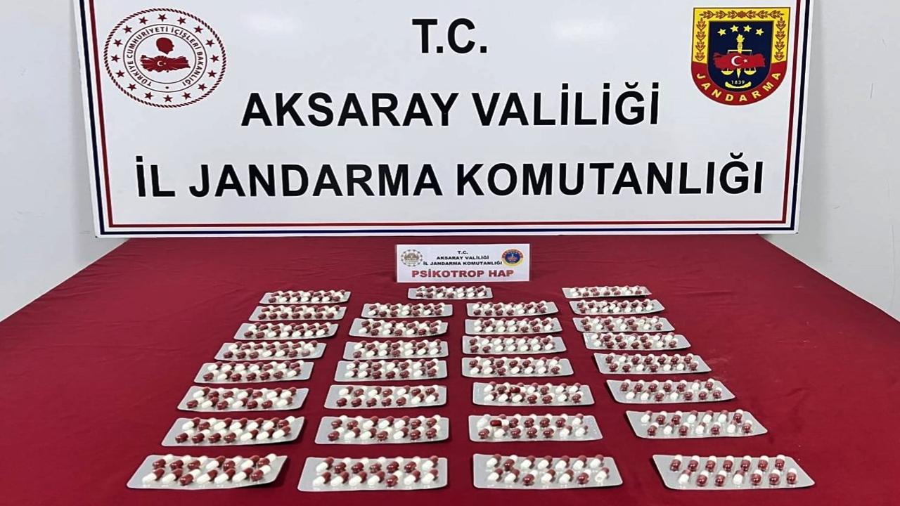 Aksaray’da Sentetik Hap ve Metamfetamin Ele Geçirildi
