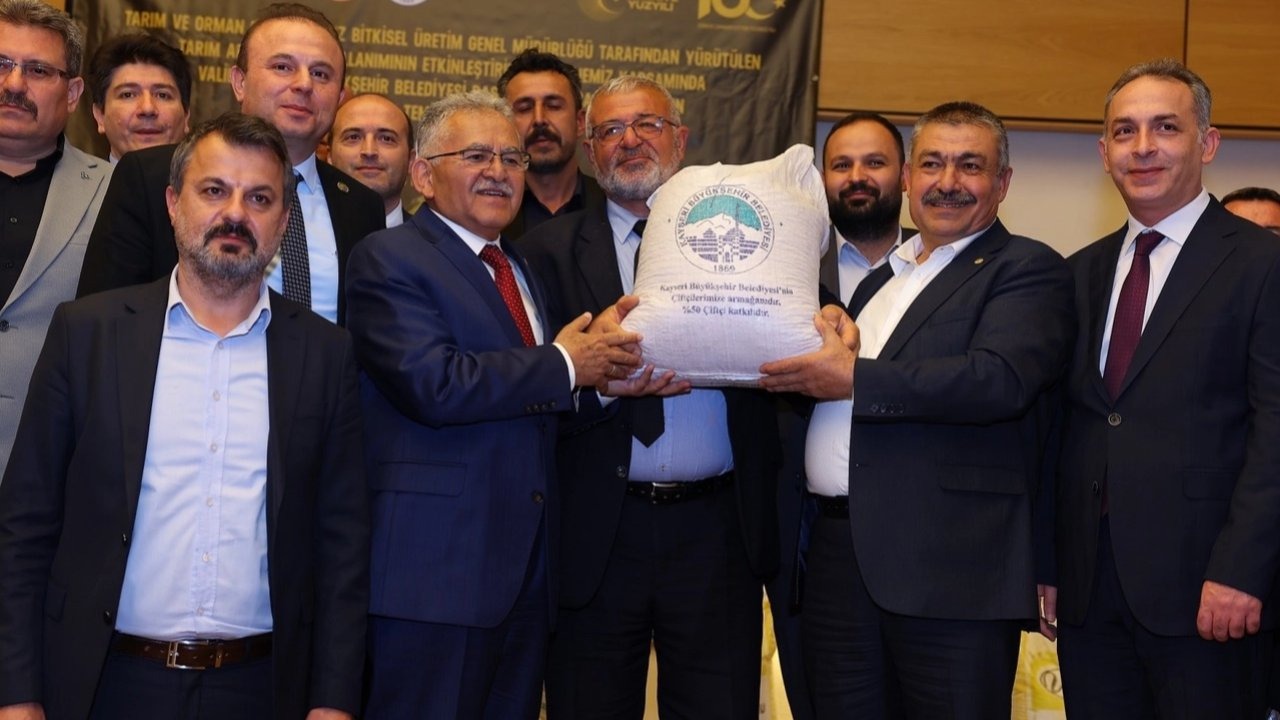 Kayseri Büyükşehir'den üreticiye 12 milyonluk destek