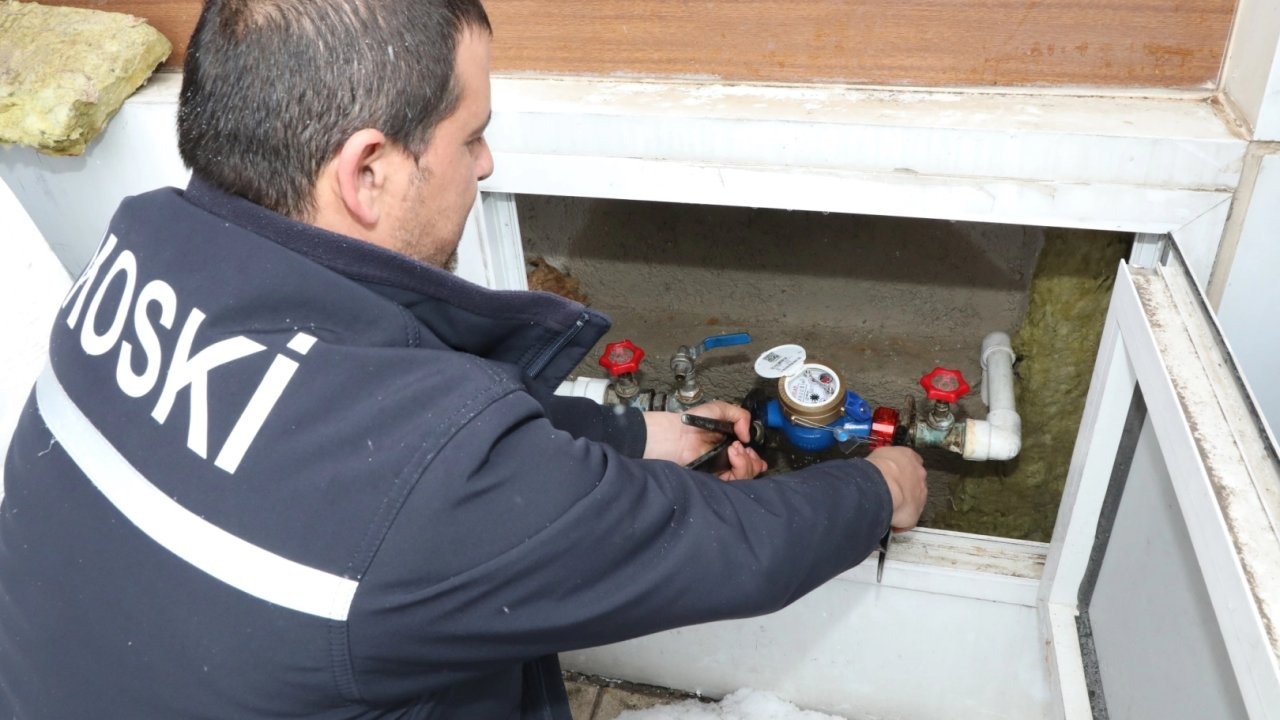 Konyalılara su sayaçları için don uyarısı!