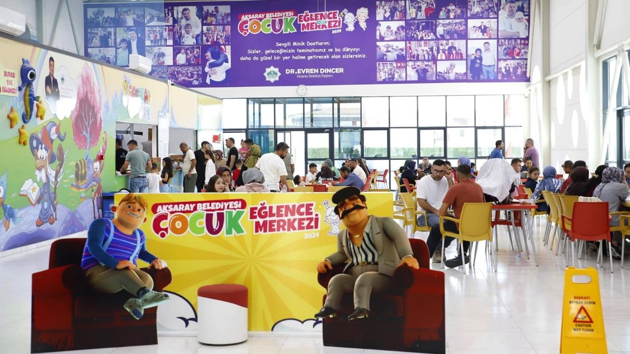 Yarıyıl Tatilinin Başlamasıyla Birlikte Aksaray'da Çocuk Eğlence Merkezi’nde Ziyaretçi Yoğunluğu Arttı