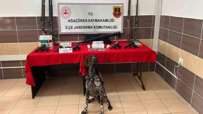 Ağaçören ilçesinde uyuşturucu ve kaçak silah operasyonu: 7 gözaltı