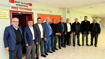 Aksaray STK Temsilcilerinden Şehit Aileleri Derneği’ne Anlamlı Ziyaret