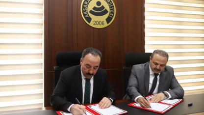 Aksaray Üniversitesi, Gençlik ve Spor İl Müdürlüğü  ile iş birliği protokolü imzaladı