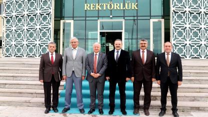 Aksaray Valisi Murat Duru’dan ASÜ Rektörü  Prof. Dr. Alpay Arıbaş’a iade-i ziyaret