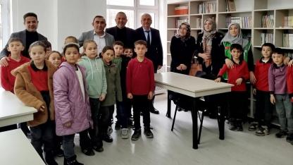 Helvadere Atatürk Ortaokulu Kütüphanesi Yenilendi