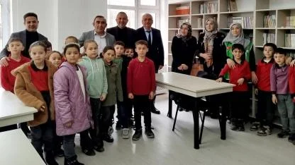 Helvadere Atatürk Ortaokulu Kütüphanesi Yenilendi