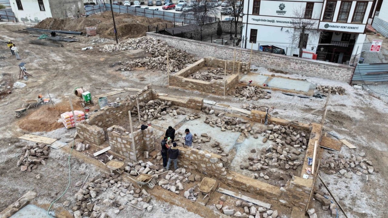 Konya Karatay’da 6 tescilli tarihi yapı yeniden ihya ediliyor