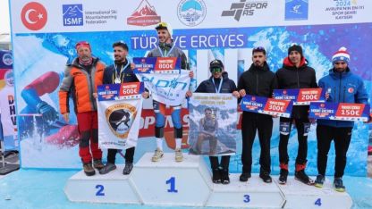 Uluslararası Erciyes Dağ Kayağı Yarışları sona erdi