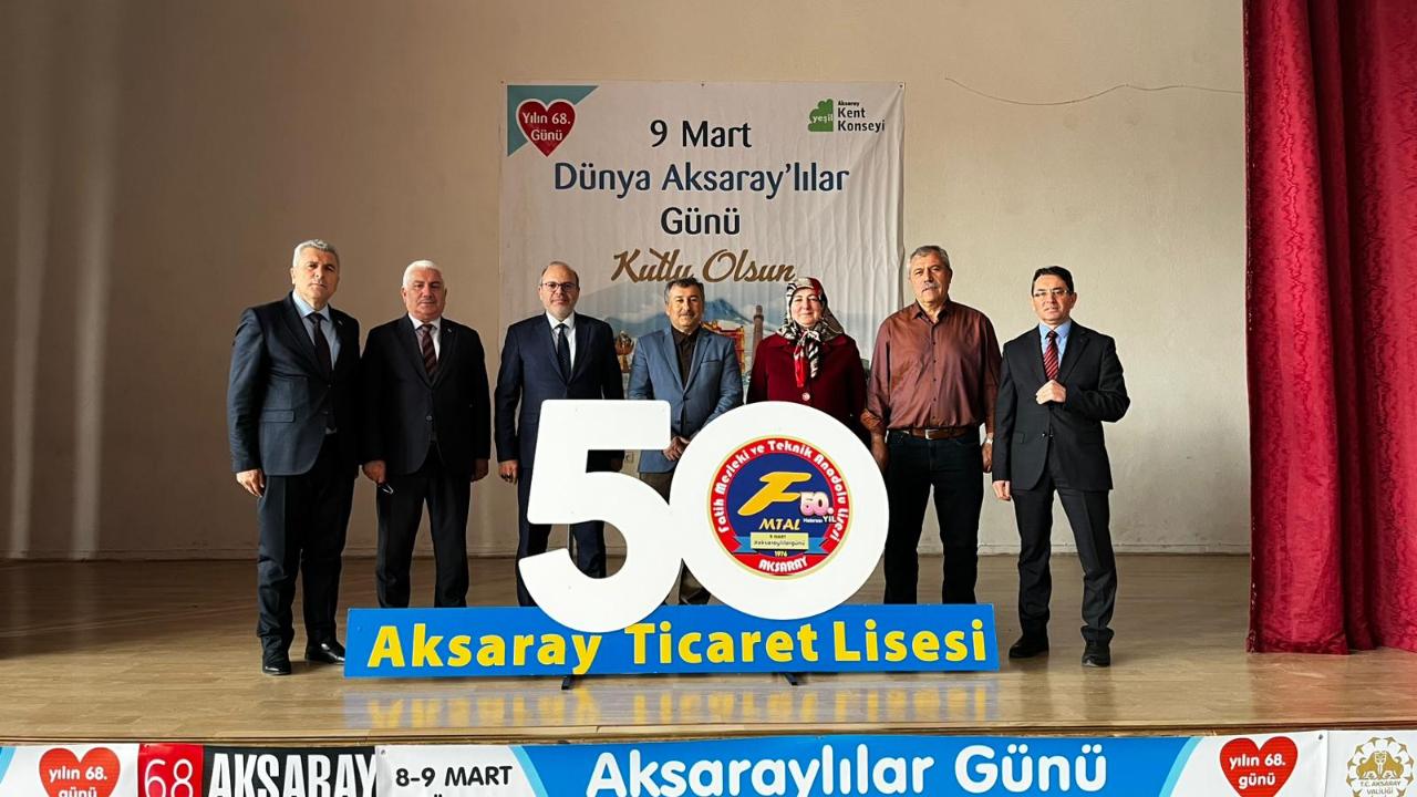 LİSE MÜDÜRLERİ 50. YILINI KUTLAYAN TİCARET LİSESİNDE BULUŞTULAR