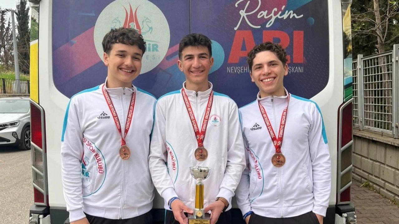 Nevşehirli okçular Türkiye Üçüncüsü oldu