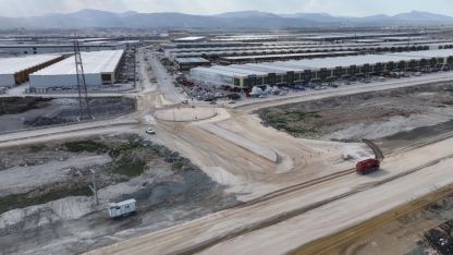 Konya'da trafik yükünü rahatlatacak caddeye yakın mercek