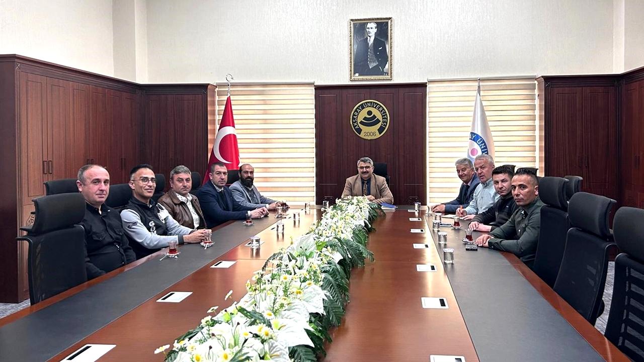 Aksaray Üniversitesi'nde kampüs güvenliği toplantısı gerçekleştirildi