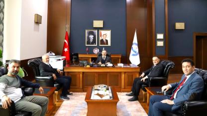 Aksaray Üniversitesinin 20. yılında  Rektör Arıbaş’a anlamlı ziyaret