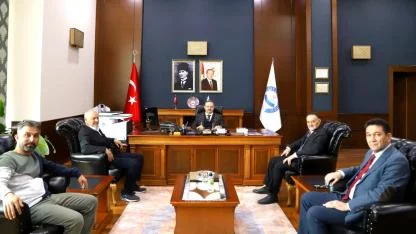 Aksaray Üniversitesinin 20. yılında  Rektör Arıbaş’a anlamlı ziyaret