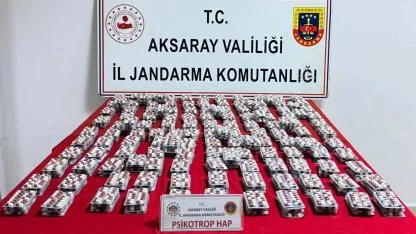 Aksaray’da Dev Narkotik Operasyonu: 11 Bin 200 Hap Ele Geçirildi!