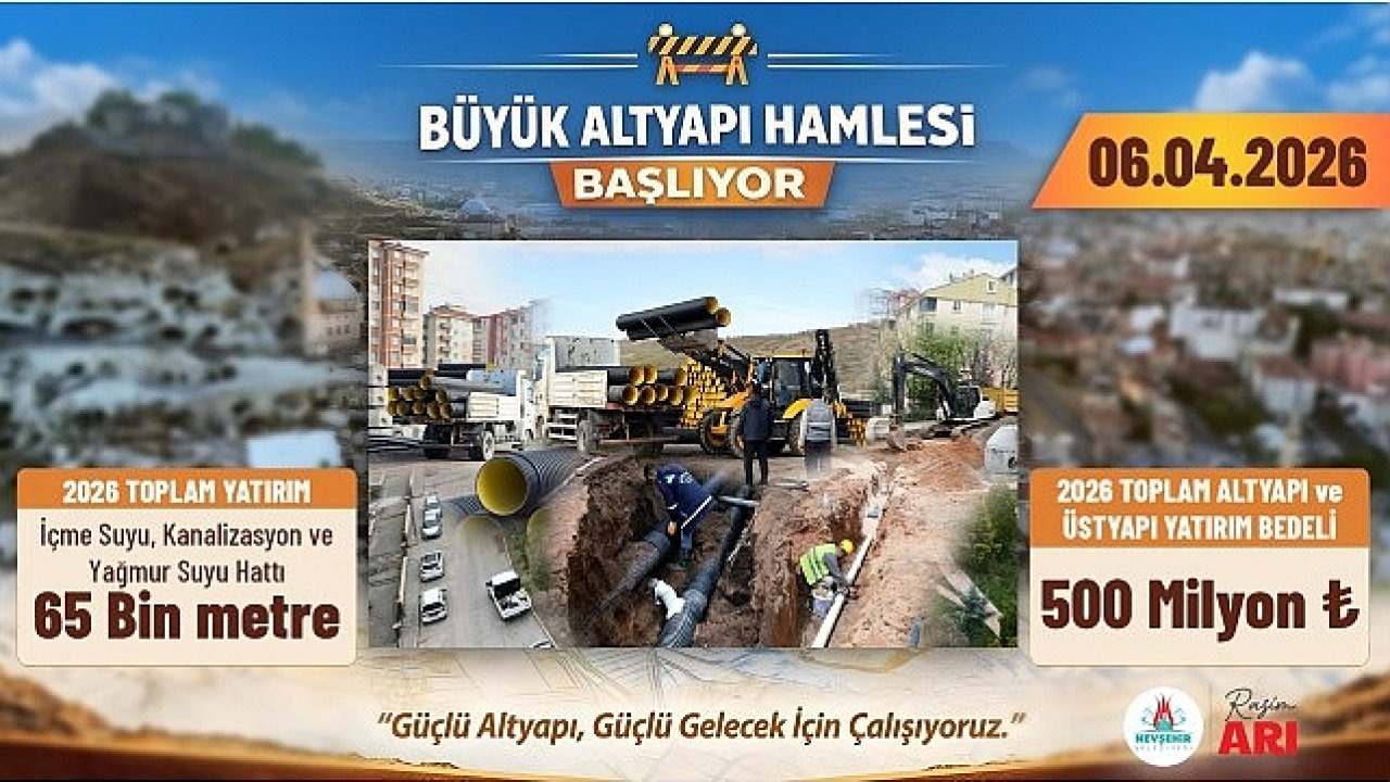 Nevşehir Belediyesi'nden Altyapı ve Üstyapıya 500 Milyonluk Dev Yatırım