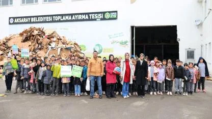 Uluslararası Sıfır Atık Günü’nde Aksaray'da Minikler Geri Dönüşümü Yerinde Öğrendi