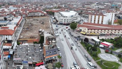 Konya'ya değer katan dönüşümde yıkımlar tamamlandı