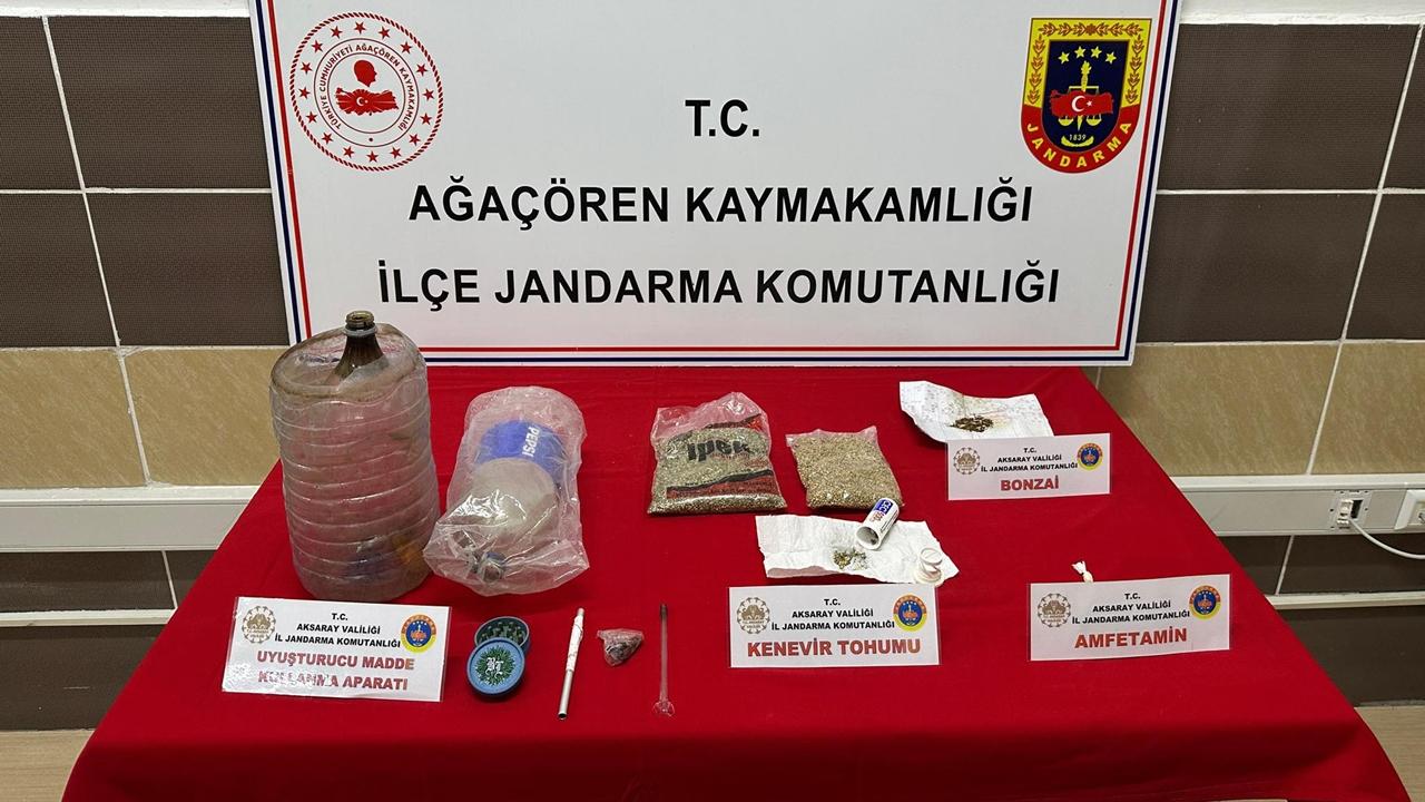 Ağaçören’de Komandolu, Narkotik Köpekli Şafak Operasyonu!