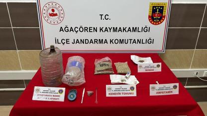 Ağaçören’de Komandolu, Narkotik Köpekli Şafak Operasyonu!