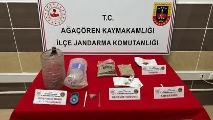 Ağaçören’de Komandolu, Narkotik Köpekli Şafak Operasyonu!