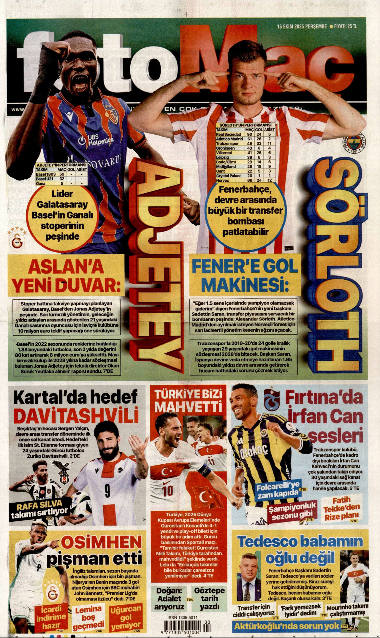 FOTOMAÇ Gazete Manşeti