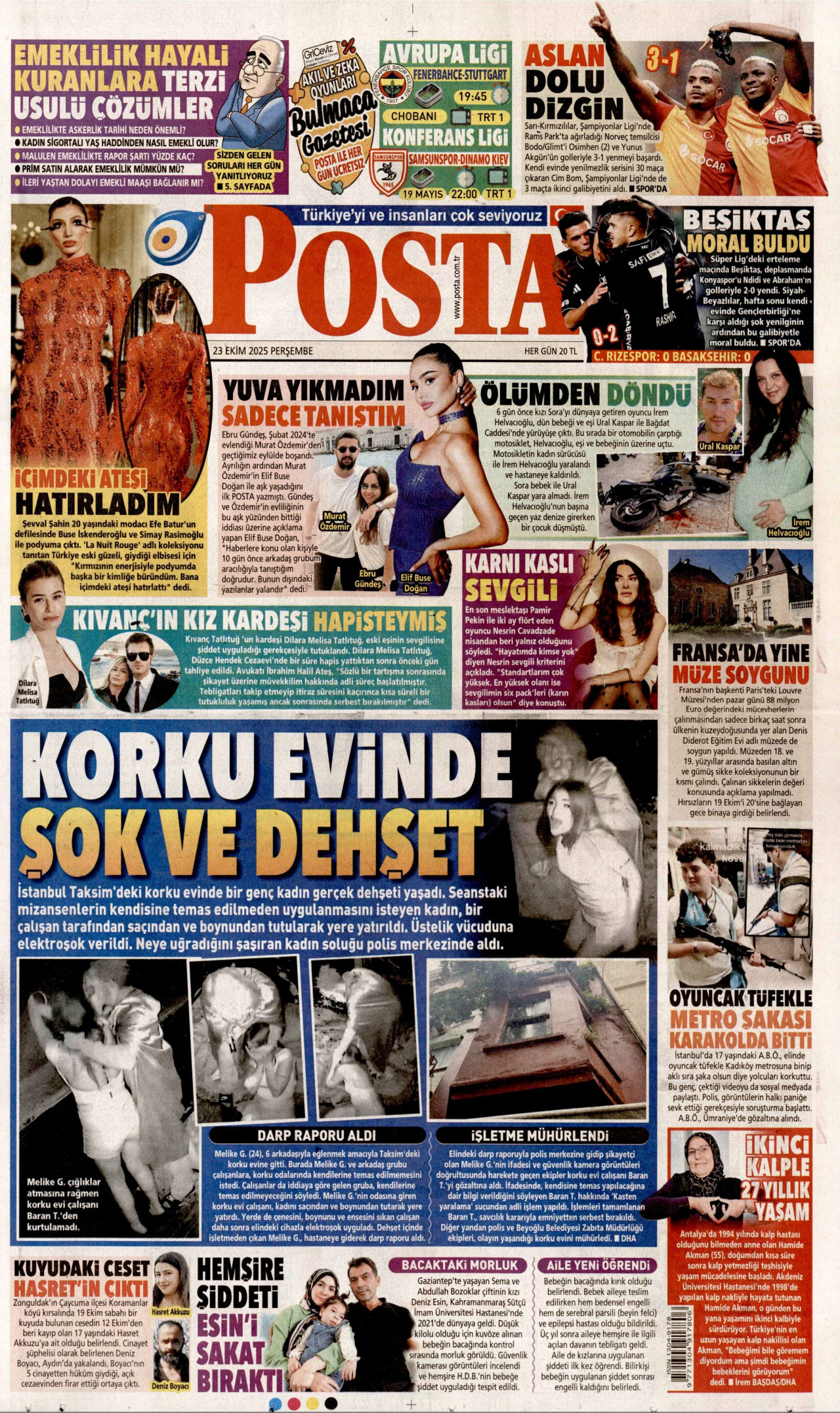 POSTA Gazete Manşeti