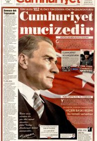 CUMHURİYET Gazete Manşeti