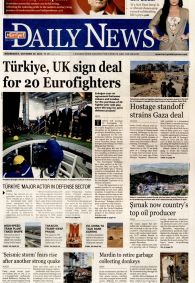 HÜRRİYET DAİLY NEWS Gazete Manşeti