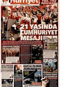 HÜRRİYET Gazete Manşeti