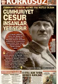 KORKUSUZ Gazete Manşeti