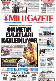 MİLLİ GAZETE Gazete Manşeti